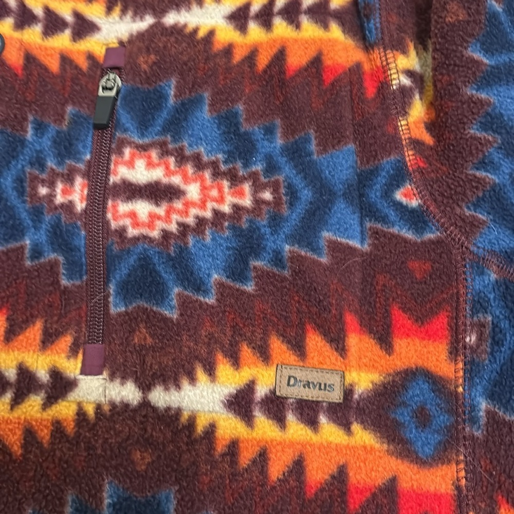 Dravus Multicolor Aztec Patterned Men's Hoodie - image 3